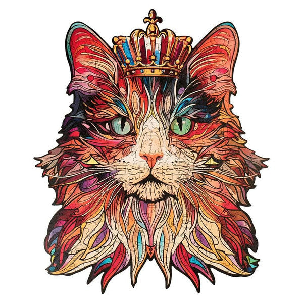 Wooden Puzzle: Cat King - for just $23.99! 