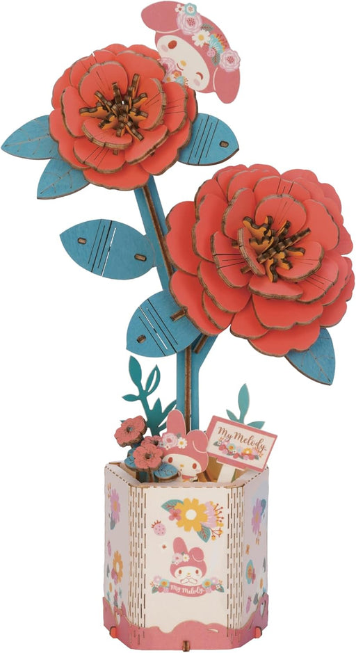 Wooden Puzzle: Hello Kitty® and Friends My Melody Red Camellia - for just $14.99! 