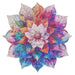 Wooden Puzzle: Mystic Mandala Flower - for just $23.99! 