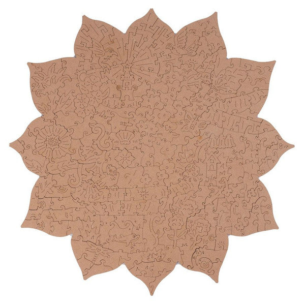 Wooden Puzzle: Mystic Mandala Flower - for just $23.99! 