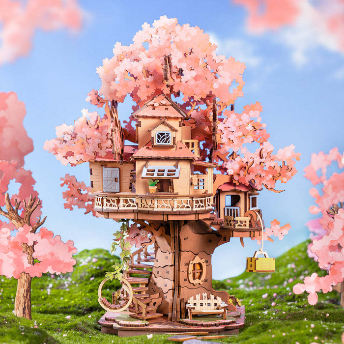 Wooden Puzzle: Sakura Tree House - for just $42.99! 