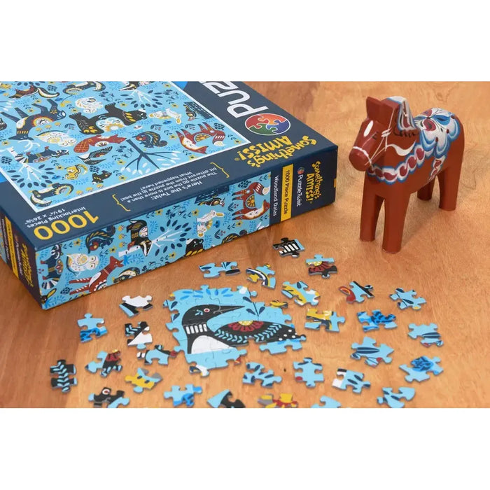 Woodland Dalas "Something's Amiss!" 1000 Piece Jigsaw Puzzle PuzzleTwist - for just $25.99! 