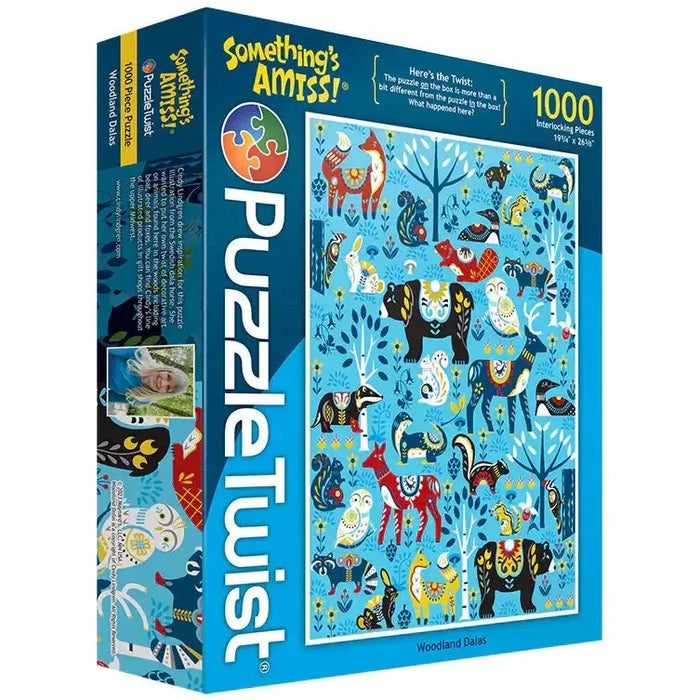Woodland Dalas "Something's Amiss!" 1000 Piece Jigsaw Puzzle PuzzleTwist - for just $25.99! 