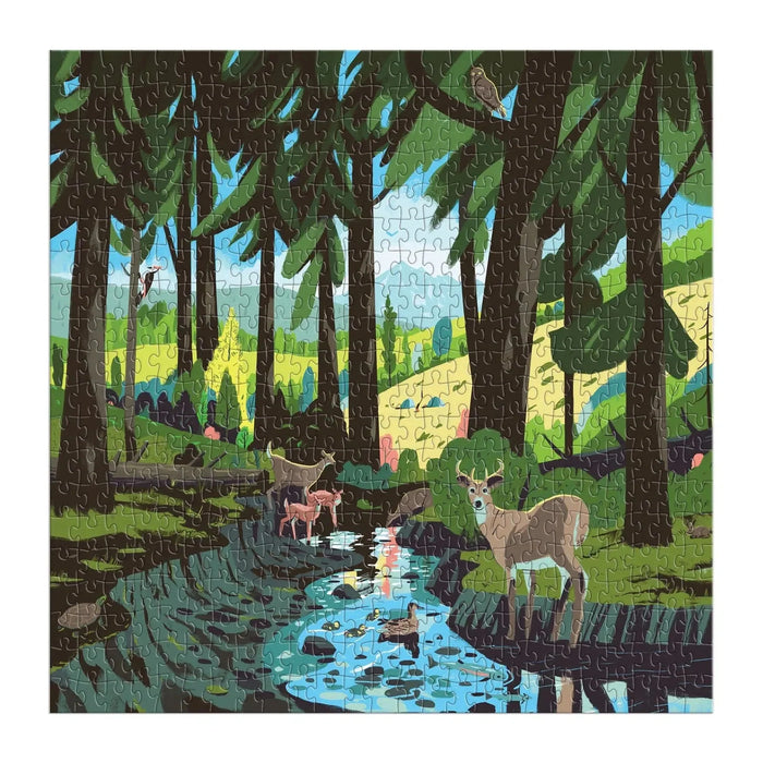 Woodland Pass 500 Piece Jigsaw Puzzle Galison - for just $17.99! 