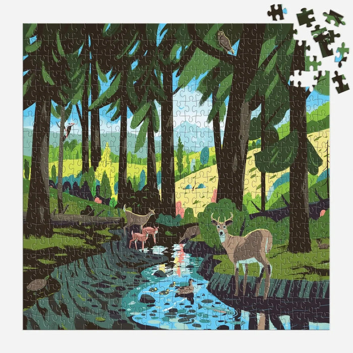 Woodland Pass 500 Piece Jigsaw Puzzle Galison - for just $17.99! 