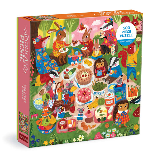 Woodland Picnic 500 Piece Jigsaw Puzzle Mudpuppy - for just $17.99! 