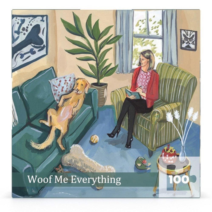 Woof Me Everything by Jenny Kroik 100 Piece Mini Jigsaw Puzzle NYPC - for just $14.99! 