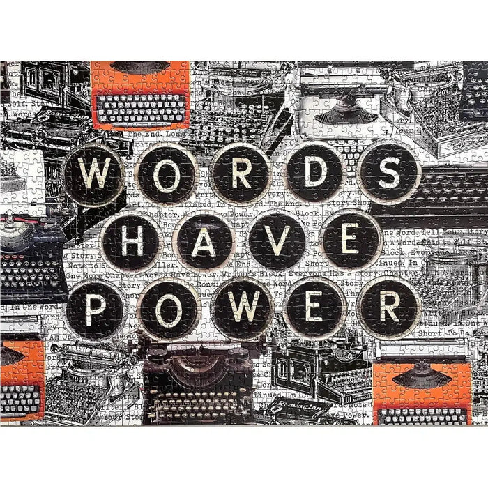 Words Have Power 1000 Piece Jigsaw Puzzle Gibbs Smith - for just $19.99! 