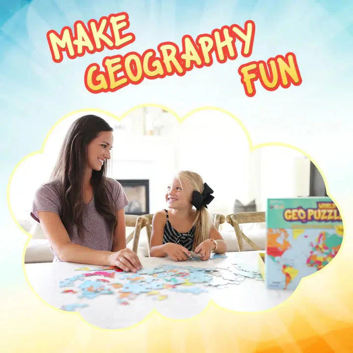World GeoPuzzle 68 Piece Jigsaw Puzzle Geotoys - for just $21.99! 