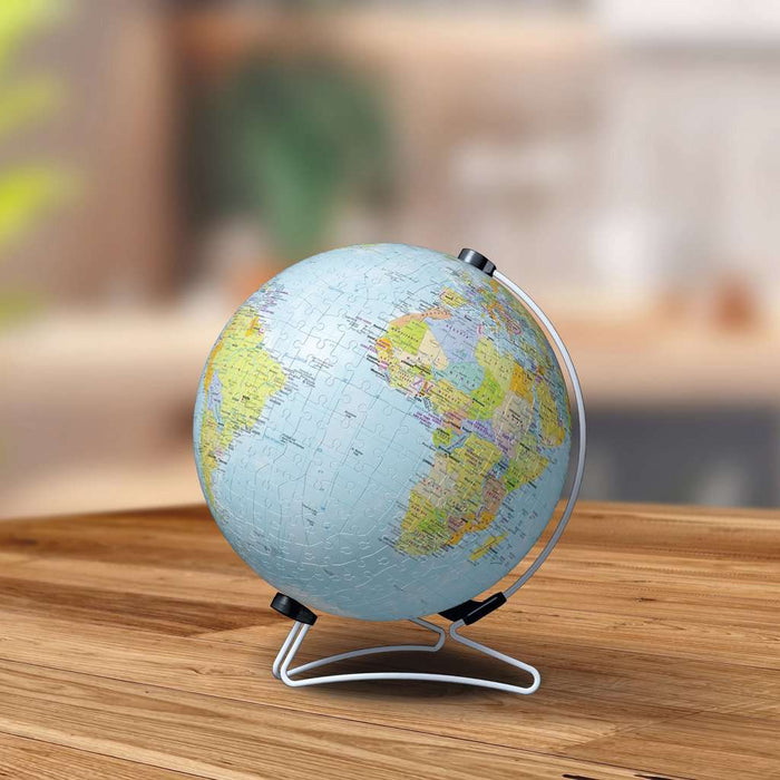 World Globe with Stand 550 Piece 3D Jigsaw Puzzle Ravensburger - for just $54.99! 
