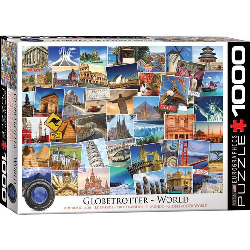World Globetrotter 1000 Piece Jigsaw Puzzle Eurographics - for just $19.99! 