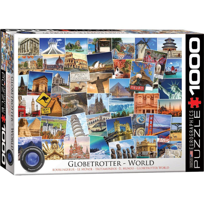 World Globetrotter 1000 Piece Jigsaw Puzzle Eurographics - for just $19.99! 