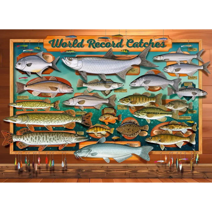 World Record Catches 500 Piece Jigsaw Puzzle Cobble Hill - for just $17.99! 