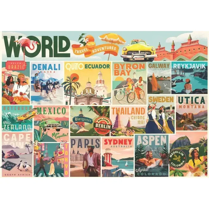 World Travel Adventures 1000 Piece Jigsaw Puzzle HGB - for just $19.99! 
