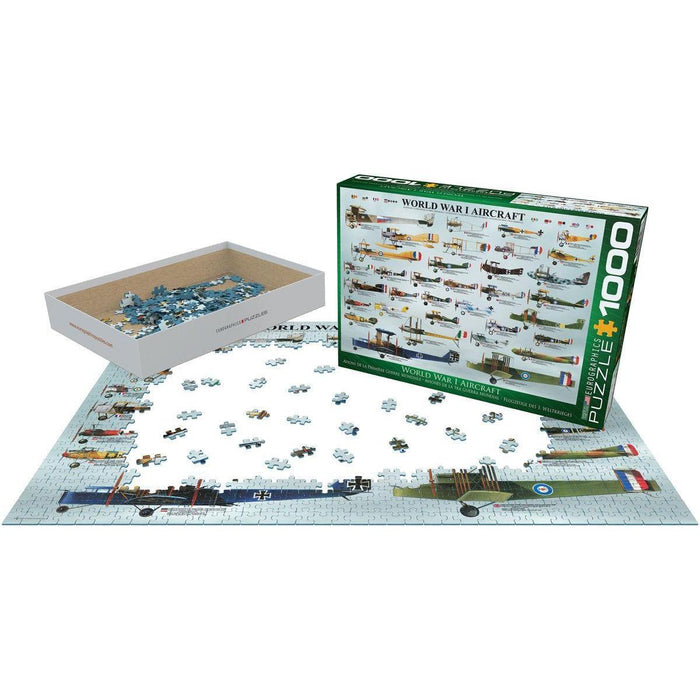 World War 1 Aircraft 1000 Piece Jigsaw Puzzle Eurographics - for just $21.99! 