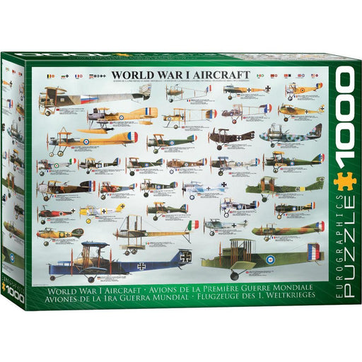 World War 1 Aircraft 1000 Piece Jigsaw Puzzle Eurographics - for just $19.99! 