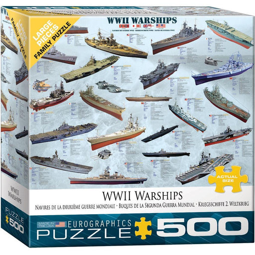 World War 2 Warships 500 Piece Jigsaw Puzzle Eurographics - for just $17.99! 
