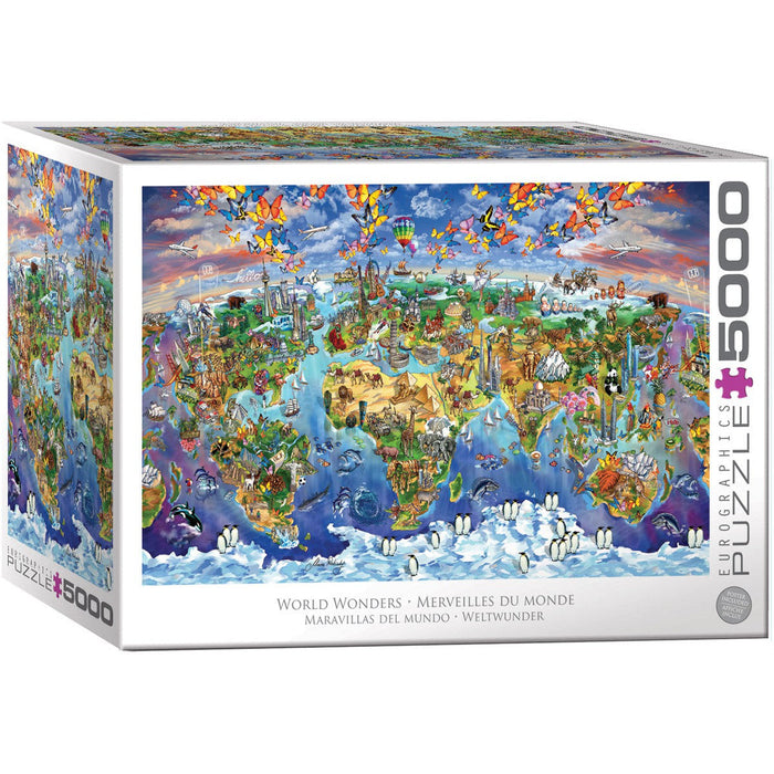 World Wonders 5000 Piece Jigsaw Puzzle Eurographics - for just $69.99! 