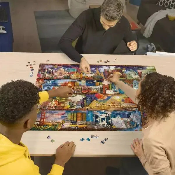 World of Books 2000 Piece Jigsaw Puzzle Ravensburger - for just $39.99! 
