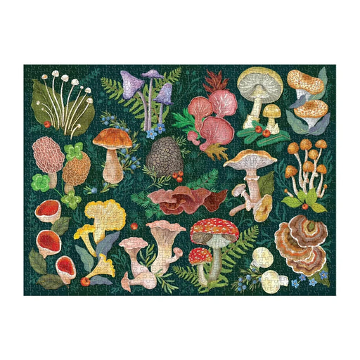 World of Mushrooms 1000 Piece Jigsaw Puzzle Galison - for just $19.99! 