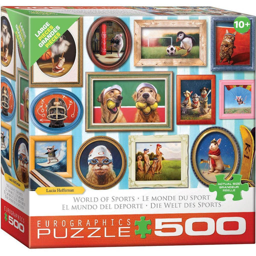 World of Sports 500 Piece Jigsaw Puzzle Eurographics - for just $17.99! 