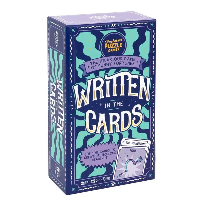 Written in the Cards - Dice & Cards Funny Fortune Game - Professor Puzzle - for just $19.99! 