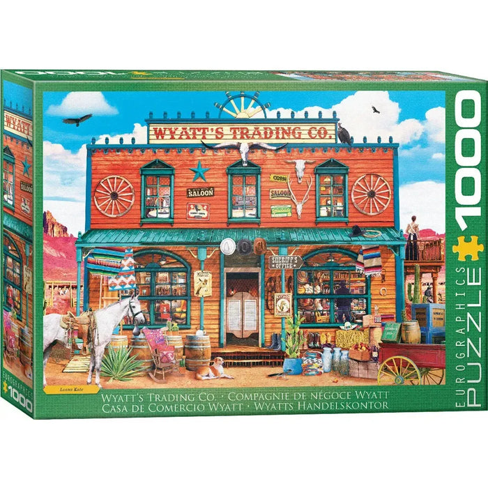Wyatt's Trading Co 1000 Piece Jigsaw Puzzle Eurographics - for just $21.99! 