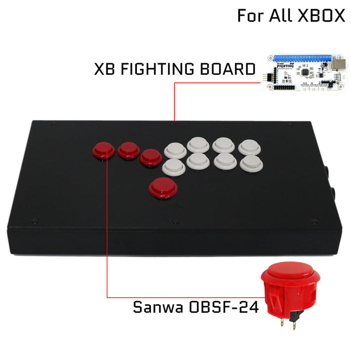 RAC-J800B All Buttons Leverless Arcade Joystick Fight Stick For PS5/PS4/PS3/Xbox/PC - Just $99.99! Shop now at Retro Gaming of Denver