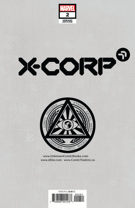 X-Corp #3 Unknown Comics Stephen Segovia Exclusive Var (07/14/2021) - for just $10! 