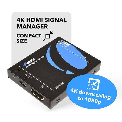 4K HDMI Signal Manager Supports HDMI 2.0, HDCP 2.3 - Downscale from 4K to 1080p (XD-3000) - Premium  - Just $39.99! Shop now at Retro Gaming of Denver