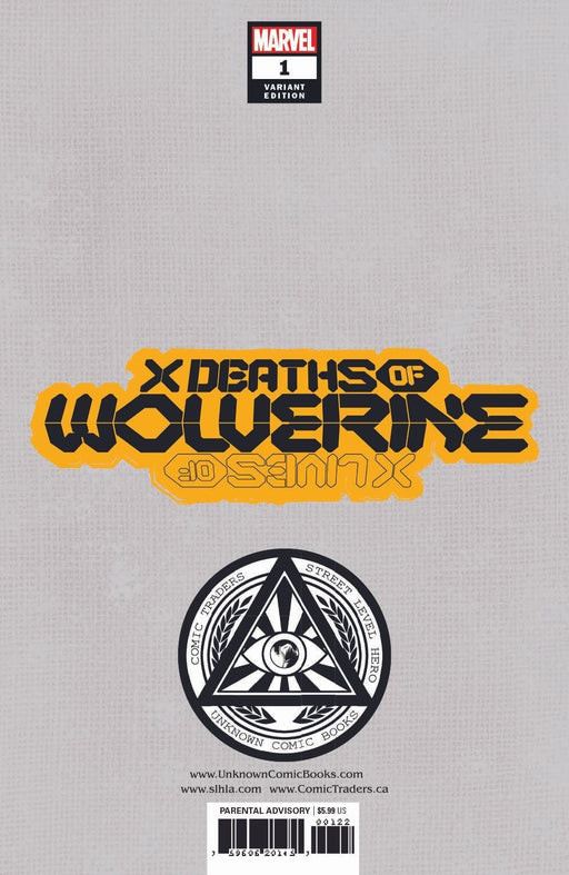 X Deaths Of Wolverine 1 Unknown Comics Tyler Kirkham Exclusive Var (01/26/2022) - for just $10! 