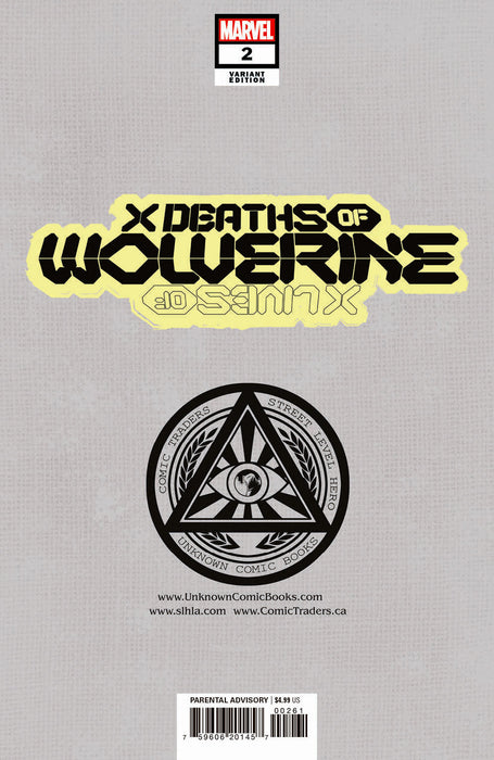 X Deaths Of Wolverine 2 Unknown Comics Ryan Stegman Exclusive Var (02/09/2022) - for just $10! 