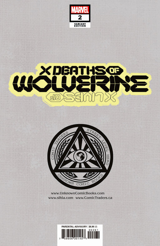 X Deaths Of Wolverine 2 Unknown Comics Ryan Stegman Exclusive Var (02/09/2022) - for just $10! 