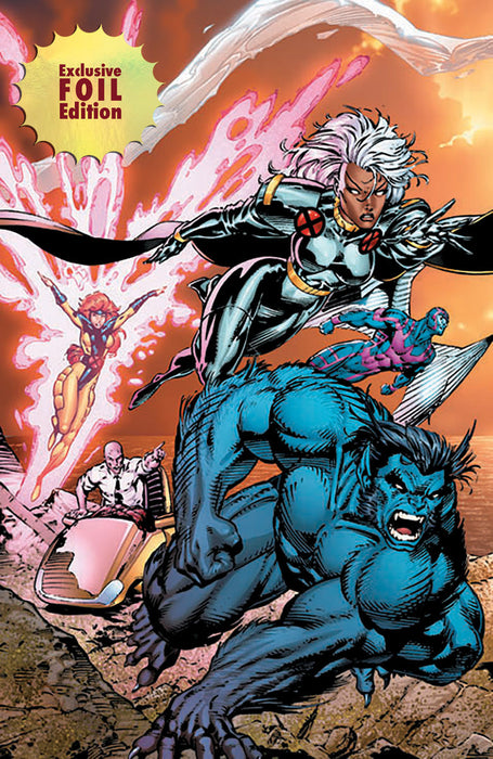 [4 PACK 🚨 Limited Edition! 🚨] [FOIL] X-Men 1991 #1 Facsimile Edition Unknown Comics Jim Lee Exclusive Connecting Cover PREMIUM Var (02/12/2025) - for just $124.99! 