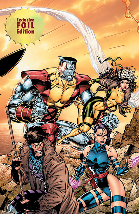 [4 PACK 🚨 Limited Edition! 🚨] [FOIL] X-Men 1991 #1 Facsimile Edition Unknown Comics Jim Lee Exclusive Connecting Cover PREMIUM Var (02/12/2025) - for just $124.99! 