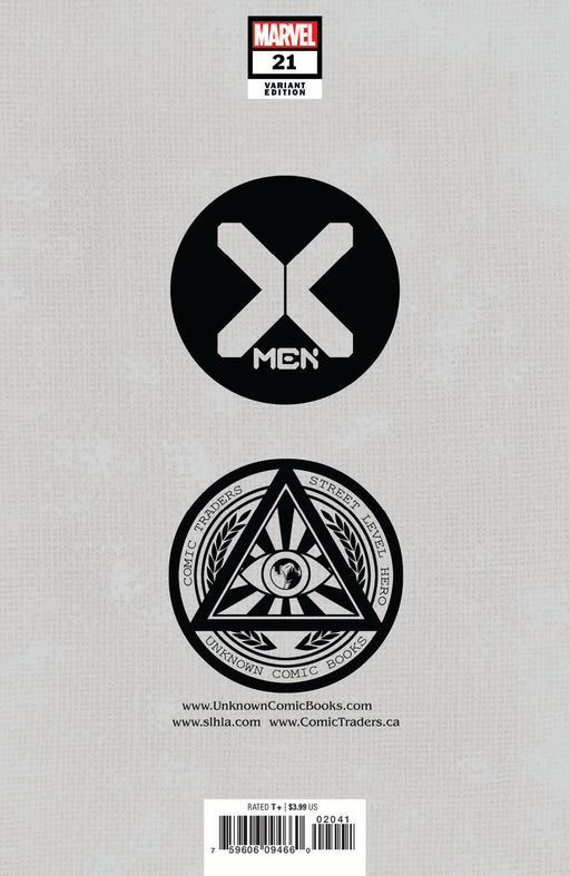 X-Men #21 Unknown Comics David Nakayama Exclusive Virgin Var Gala (06/09/2021) - for just $20! 