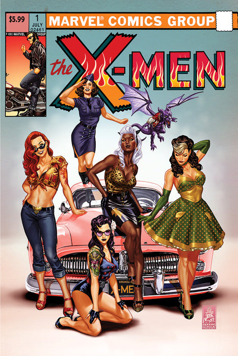 X-MEN #1 MARK BROOKS CVR A FIRE SDCC 2024 EXCLUSIVE VAR (07/24/2024) - for just $20! 