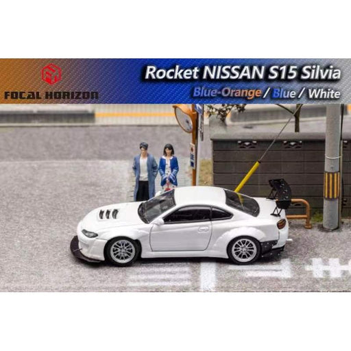 Focal Horizon Nissan Silvia S15 White 1:64 - Premium Nissan - Just $29.99! Shop now at Retro Gaming of Denver