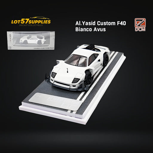 DCM Modified Ferrari F40 AI Yasid in White 1:64 - for just $38.99! 
