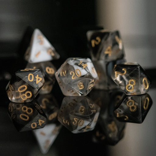 Yin and Yang Acrylic Dice Set - Just $9.99! Shop now at Retro Gaming of Denver