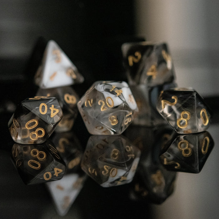 Yin and Yang Acrylic Dice Set - Just $9.99! Shop now at Retro Gaming of Denver