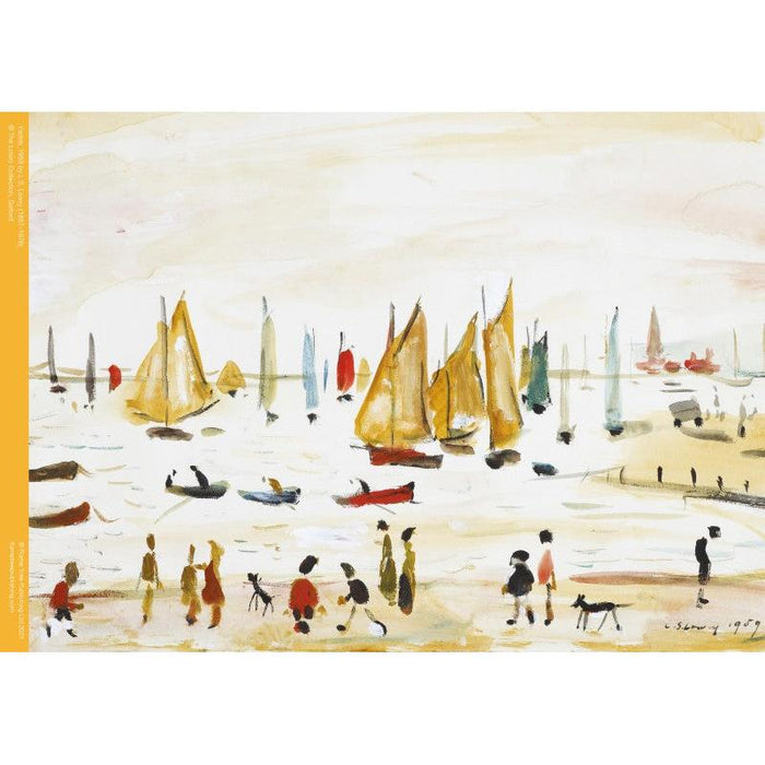 Yachts by LS Lowry 500 Piece Jigsaw Puzzle Flame Tree - for just $17.99! 