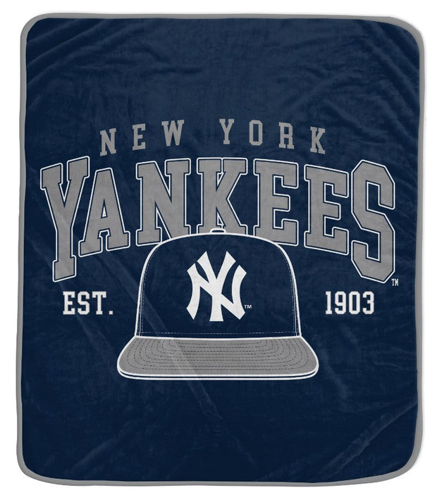 New York Yankees 50" x 60" Vintage Arch Block Blanket - for just $24.99! 