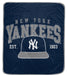 New York Yankees 50" x 60" Vintage Arch Block Blanket - for just $24.99! 