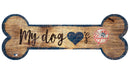 New York Yankees Baseball Dog Bone Wooden Sign - for just $12.99! 