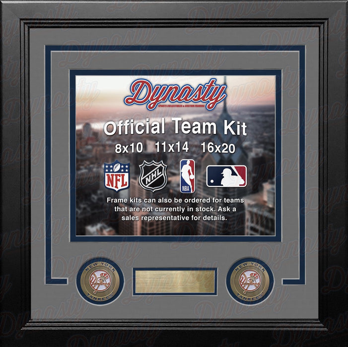 New York Yankees Custom MLB Baseball 8x10 Picture Frame Kit (Multiple Colors) - for just $29.99! 