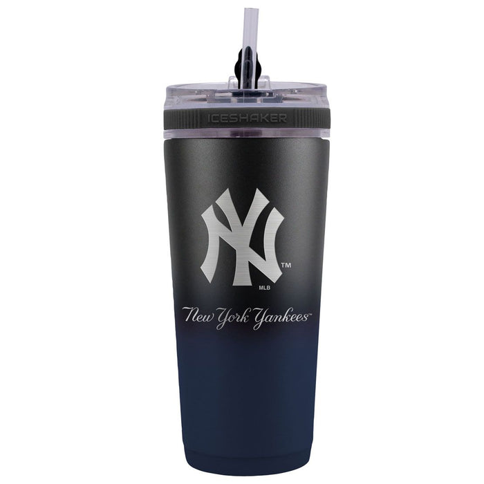 New York Yankees 26 oz Stainless Steel Ice Shaker Bottle - for just $39.99! 