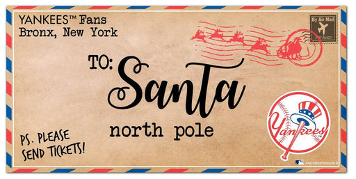 New York Yankees 6'' x 12'' Letter to Santa Sign - for just $12.99! 