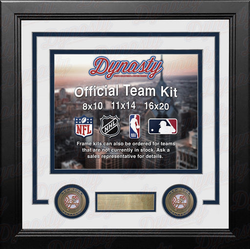 New York Yankees Custom MLB Baseball 16x20 Picture Frame Kit (Multiple Colors) - for just $49.99! 