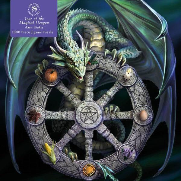 Year of the Magical Dragon by Anne Stokes 1000 Piece Jigsaw Puzzle Flame Tree - for just $19.99! 